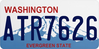 WA license plate ATR7626