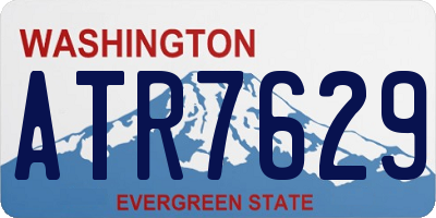 WA license plate ATR7629