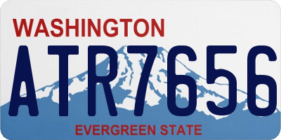 WA license plate ATR7656