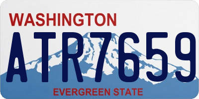 WA license plate ATR7659