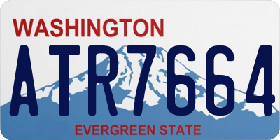 WA license plate ATR7664
