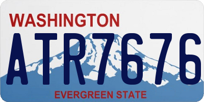 WA license plate ATR7676