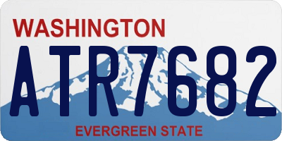 WA license plate ATR7682
