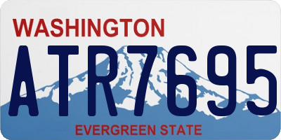 WA license plate ATR7695