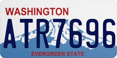 WA license plate ATR7696
