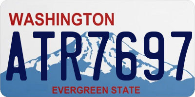 WA license plate ATR7697