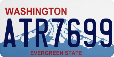 WA license plate ATR7699