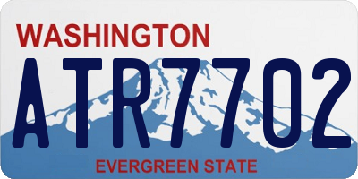 WA license plate ATR7702