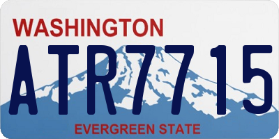WA license plate ATR7715