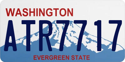 WA license plate ATR7717