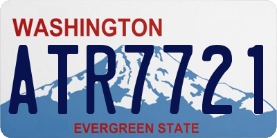 WA license plate ATR7721