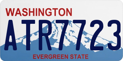 WA license plate ATR7723