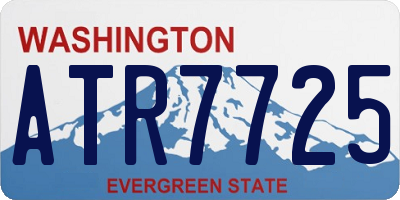 WA license plate ATR7725