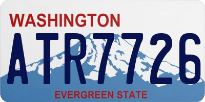 WA license plate ATR7726