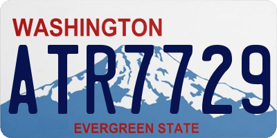 WA license plate ATR7729