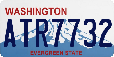 WA license plate ATR7732