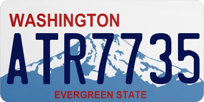 WA license plate ATR7735
