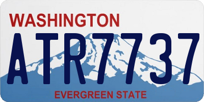 WA license plate ATR7737