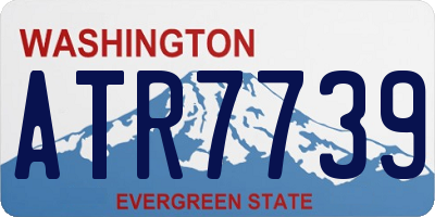 WA license plate ATR7739