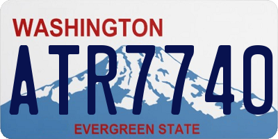 WA license plate ATR7740