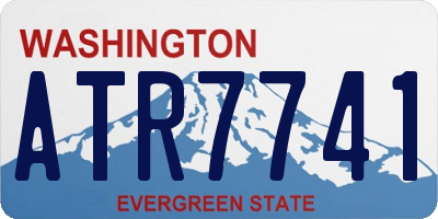 WA license plate ATR7741
