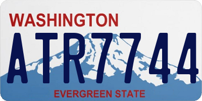 WA license plate ATR7744