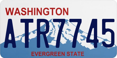 WA license plate ATR7745