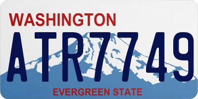 WA license plate ATR7749