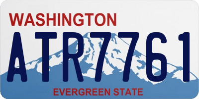 WA license plate ATR7761