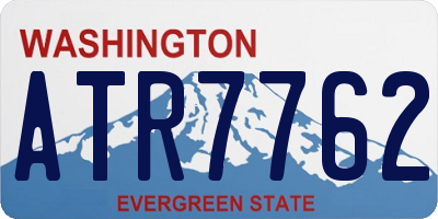WA license plate ATR7762