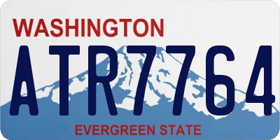 WA license plate ATR7764