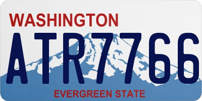 WA license plate ATR7766