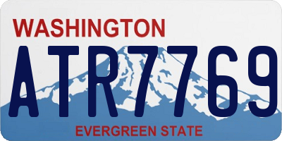 WA license plate ATR7769