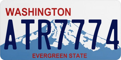 WA license plate ATR7774