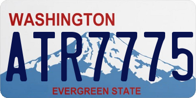 WA license plate ATR7775