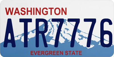 WA license plate ATR7776