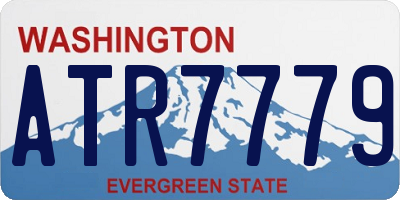 WA license plate ATR7779
