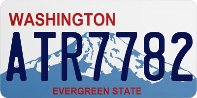 WA license plate ATR7782
