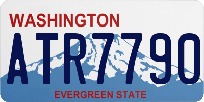 WA license plate ATR7790