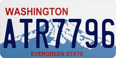 WA license plate ATR7796