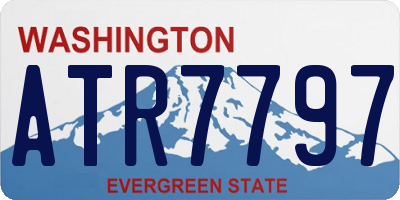 WA license plate ATR7797