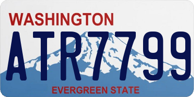 WA license plate ATR7799