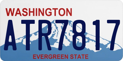 WA license plate ATR7817