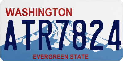 WA license plate ATR7824