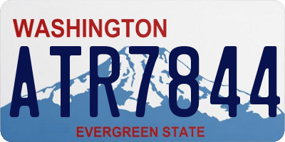 WA license plate ATR7844