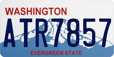 WA license plate ATR7857