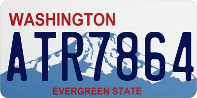 WA license plate ATR7864