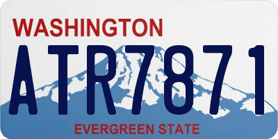 WA license plate ATR7871
