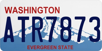 WA license plate ATR7873