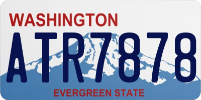 WA license plate ATR7878